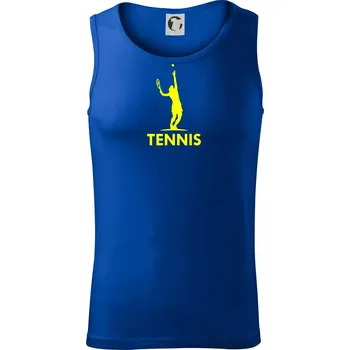 Tenistka s nápisem - Tílko pánské Core - 2XL ( Královská modrá )