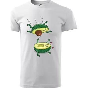 Pánské tričko Sex avokádo (Hana-creative) - Triko extra velké (5-8XL) - 8XL ( Bílá )