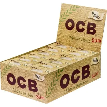 Rolovací papírky OCB Organic Hemp Rolls 4m box 24ks