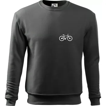 Obrázek kola na prsu horské kolo - Mikina Essential dětská - 146 cm/10 let ( Tmavá břidlice (šedá se zeleným nádechem) )