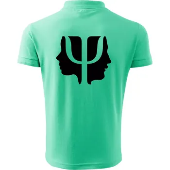 Pánská košile Psychologie hlavy - Polokošile pánská Pique Polo 203 - 4XL ( Mátová )