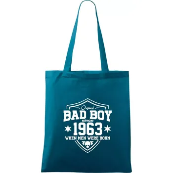 Bad boy since 1963 - Taška bavlněná - 42 x 38 cm ( Petrolejová )