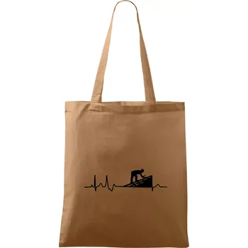 EKG pokrývač - Taška bavlněná - 42 x 38 cm ( Cappuccino )