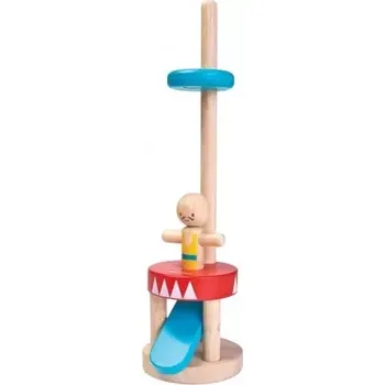Dřevěná hračka PlanToys Skákající akrobat