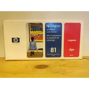 Tisková hlava C4952A, HP 81 originální tisková hlava Magenta Dye and Cleaner, po expiraci se zárukou