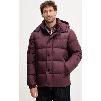 Péřová bunda Tommy Hilfiger MW0MW40613 burgundské 93X, vel. S