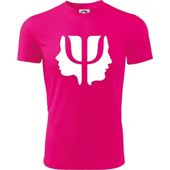 Chlapecké tričko Psychologie hlavy - Dětské triko sportovní (dresovina) - 122 cm/6 let ( Neon Pink )