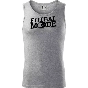 Fotbal mode - Tílko pánské Core - L ( Tmavě šedý melír )