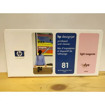 Tisková hlava C4955A, HP 81 originální tisková hlava Light Magenta Dye and Cleaner, po expiraci se zárukou