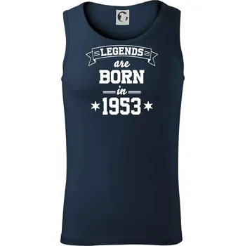 Legends are born in 1953 - Tílko pánské Core - XL ( Námořní modrá (velmi tmavá - téměř černá) )