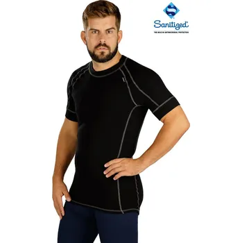 Pánské funkční triko LITEX termo černé Barva: černá, Velikost: XL