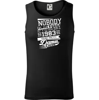 Nobody is perfect - 1983 - Tílko pánské Core - 2XL ( Černá )