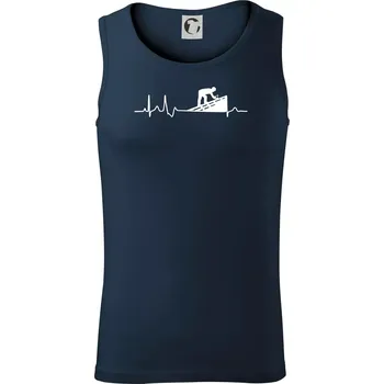 EKG pokrývač - Tílko pánské Core - XL ( Námořní modrá (velmi tmavá - téměř černá) )