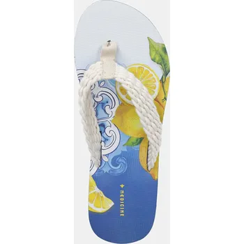 Dámské žabky Žabky Medicine dámské, modrá barva, na plochém podpatku RS25.KLD822 55A, EUR 37