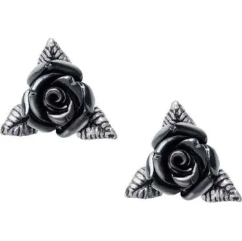 Náušnice náušnice ALCHEMY GOTHIC - Ring O' Roses - Pewter