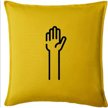 Polštář Papír ikona - Polštář 50x50 - 50x50 - Pouze potah ( Žlutá )