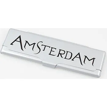 Obal na King Size papírky - Amsterdam, stříbrný
