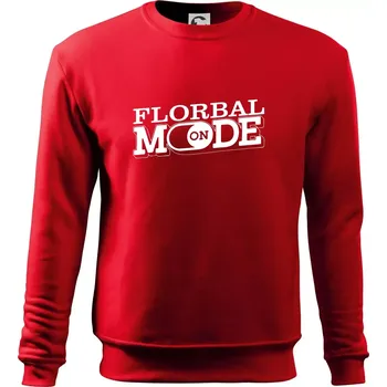 Pánská mikina Florbal mode - Mikina Essential pánská - M ( Červená )