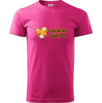 Pánská móda Včelařská legenda - Klasické pánské triko vyšší gramáže - S ( Purpurová )