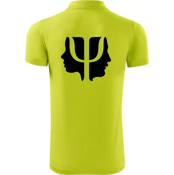 Pánská košile Psychologie hlavy - Polokošile Victory sportovní (dresovina) - 3XL ( Limetková )