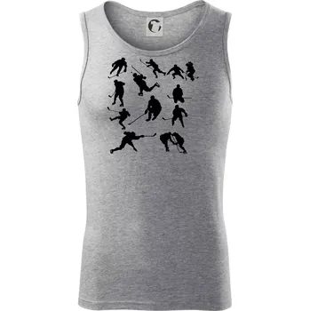 Pánská móda Hokejisti ikony - Tílko pánské Core - XL ( Tmavě šedý melír )