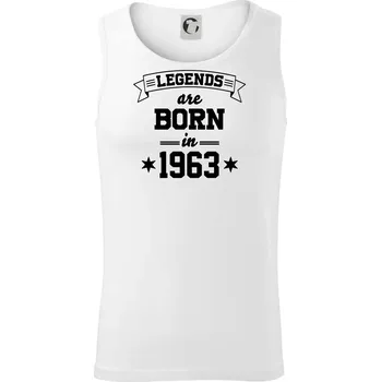 Legends are born in 1963 - Tílko pánské Core - S ( Bílá )