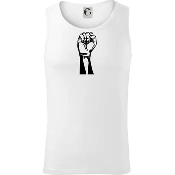 Kámen černě - Tílko pánské Core - XL ( Bílá )