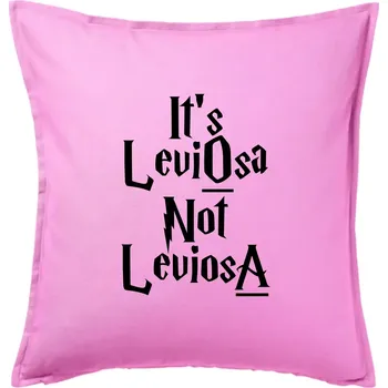 Polštář Leviosa not Levjosa - Polštář 50x50 - 50x50 - Pouze potah ( Růžová )