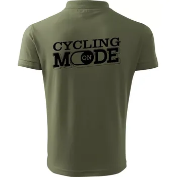 Pánská košile Cycling mode - Polokošile pánská Pique Polo 203 - 3XL ( Khaki )