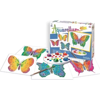 Výtvarná sada Akvarely junior - Motýli