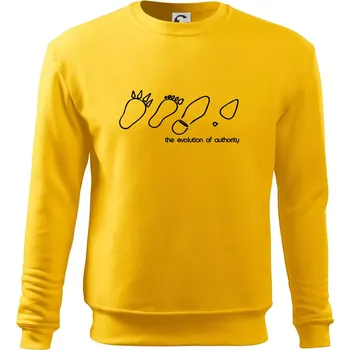 Pánská mikina Evolution of authority - Mikina Essential pánská - 2XL ( Žlutá )