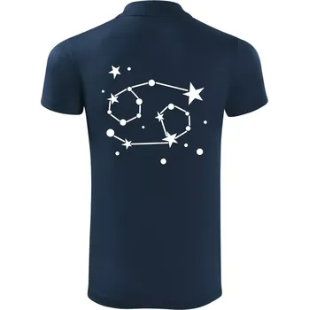 Pánská košile Souhvězdí - Cancer - Rak - Polokošile Victory sportovní (dresovina) - S ( Námořní modrá (velmi tmavá - téměř černá) )