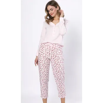 Dámské pyžamo DÁMSKÉ PYŽAMO GRAZYNA 1623 růžová 2XL