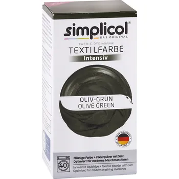 Výtvarná barva Simplicol barva na textil Olivově zelená 150ml + 400g