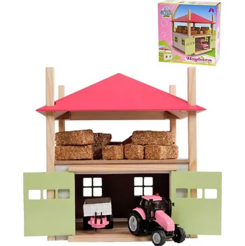 ostatní stavebnice KIDS GLOBE Seník / stodola 2v1 1:32 DŘEVĚNÁ STAVEBNICE | 3077