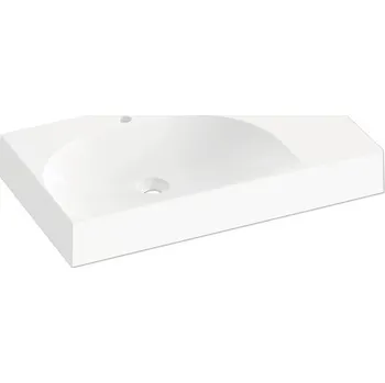 Umyvadlo Umyvadlo na skříňku RAVAK Lite litý mramor bílá 80 mm XJXP1280001