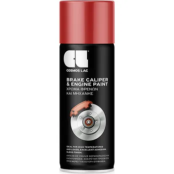 Autolak Cosmolac Barva na brzdové třmeny a bubny COSMOSLAC, červená, 400 ml
