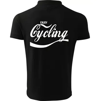 Pánská košile Enjoy Cycling - Polokošile pánská Pique Polo 203 - 3XL ( Černá )