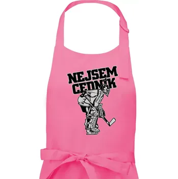 Kuchyňská zástěra Nejsem cedník - Dámská zástěra na vaření - Univerzální velikost ( Růžová )