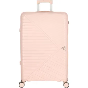 Cestovní plastový kufr světle růžový - Ormi Platon M růžová