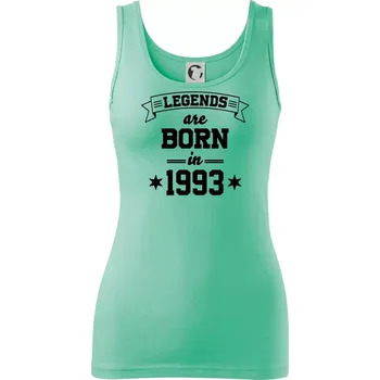 Dámské tričko Legends are born in 1993 - Dámské tílko - XL ( Mátová )
