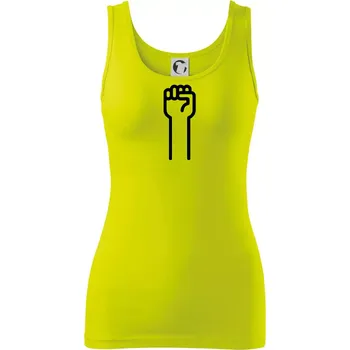 Dámské tričko Kámen ikona - Dámské tílko - XS ( Limetková )