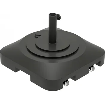 Stojan na slunečník Stojan na slunečník 48x48x32,5 cm | černý