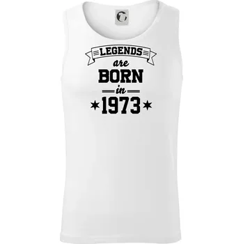 Legends are born in 1973 - Tílko pánské Core - S ( Bílá )