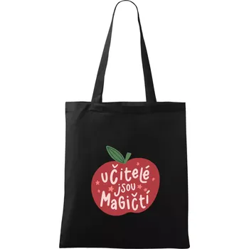 Nákupní taška Učitelé jsou magičtí - Taška bavlněná - 42 x 38 cm ( Černá )
