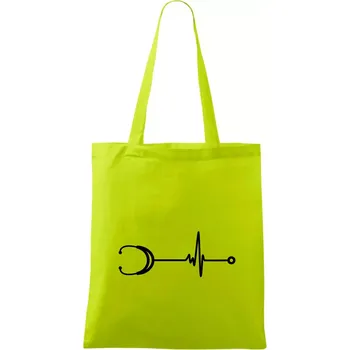 EKG stetoskop - Taška bavlněná - 42 x 38 cm ( Limetková )
