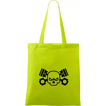 Lebka písty - Taška bavlněná - 42 x 38 cm ( Limetková )