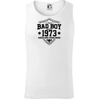 Bad boy since 1973 - Tílko pánské Core - XL ( Bílá )