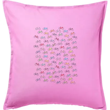 Polštář Barevná kola - Polštář 50x50 - 50x50 - Pouze potah ( Růžová )