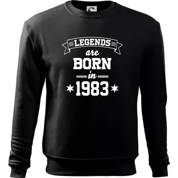 Chlapecké tričko Legends are born in 1983 - Mikina Essential dětská - 146 cm/10 let ( Černá )